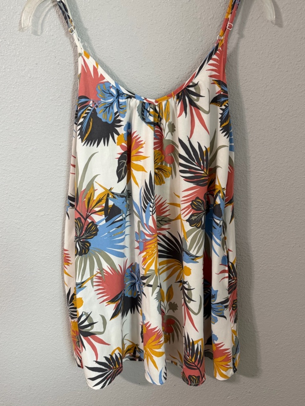 Salty Crew Tropical Print Tank - Cream, Blue, Mustard, Pink